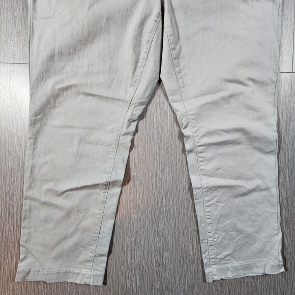 NYDJ Audrey Ankle Jeans Slim Straight Gray High Waisted Lift Tuck Women’s 20W - Picture 2 of 13